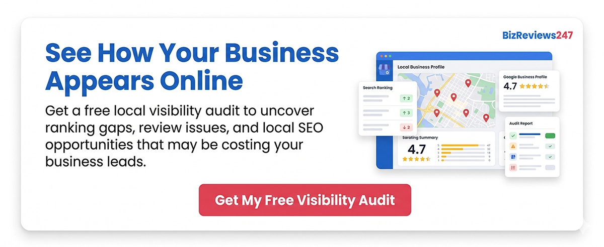 BizReviews247 local visibility and business growth solutions
